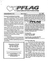 Greensboro PFLAG newsletter, January 2001