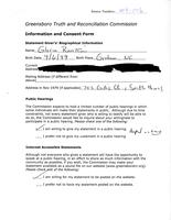 Transcripts of Statements Taken and Related Documents. Steve 004-006 - Gloria Rankin
