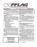 Greensboro PFLAG newsletter, February 2001
