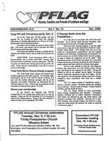 Greensboro PFLAG newsletter, December 2000