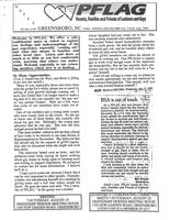 Greensboro PFLAG newsletter, August 2000