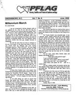Greensboro PFLAG newsletter, June 2000