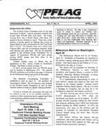 Greensboro PFLAG newsletter, April 2000
